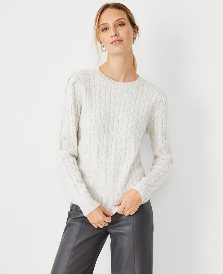 Ann taylor shop cable knit sweater