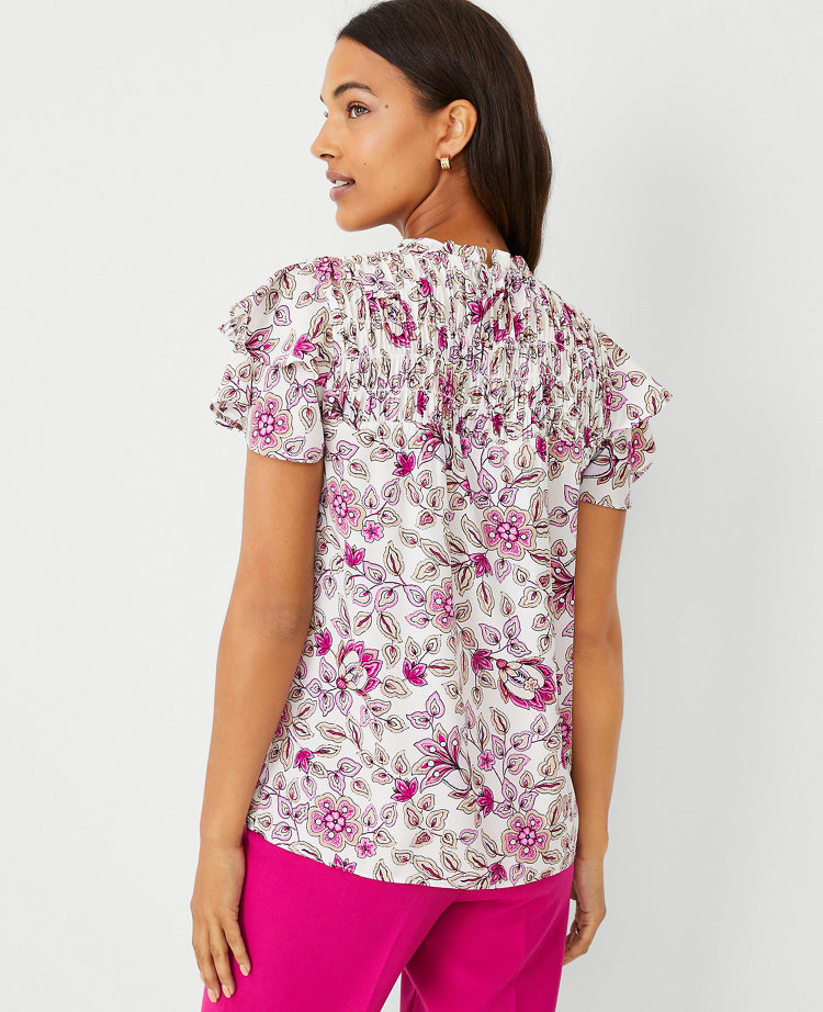 Yoke Relaxed Tee in Field Florals
