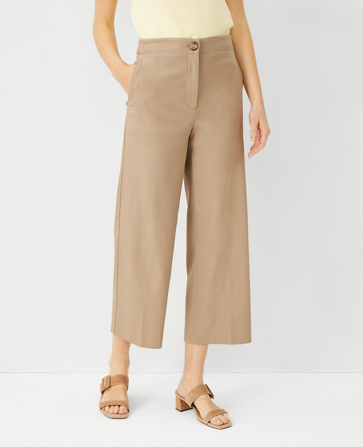 The Kate Wide Leg Crop Pant