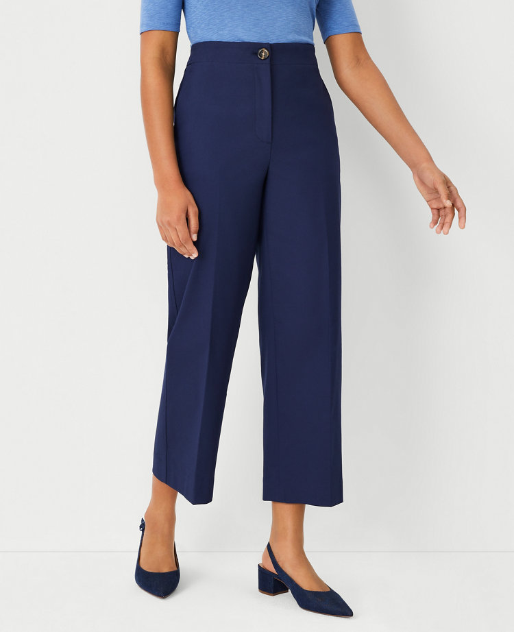 Ann taylor wide leg hotsell crop pants