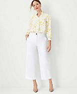 The Petite Kate Wide Leg Crop Pant carousel Product Image 3