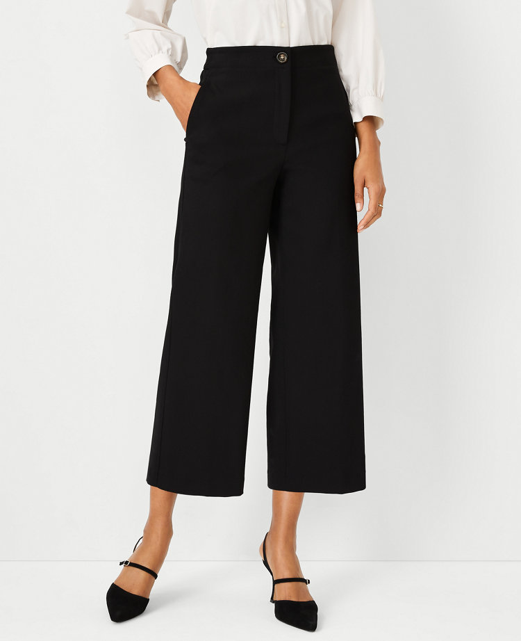 the wide leg crop pant