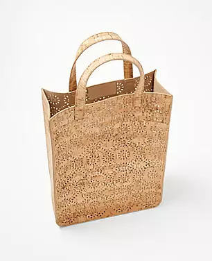 Cork Laser Cut Tote carousel Product Image 2