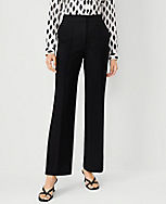 The Pintucked Trouser Pant in Double Knit carousel Product Image 1