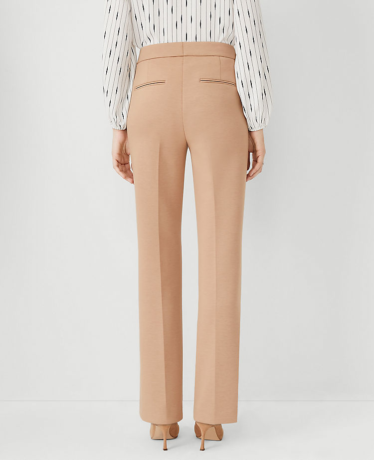 The Pintucked Trouser Pant in Double Knit