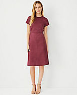 The Flare Dress in Cross Weave carousel Product Image 1