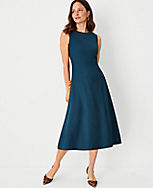 The Crew Neck Midi Dress in Airy Wool Blend carousel Product Image 1