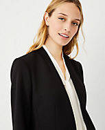 The Petite Cutaway Blazer in Double Knit carousel Product Image 3
