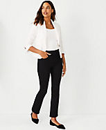 Petite Sculpting Pocket High Rise Boot Crop Jeans in Black carousel Product Image 1