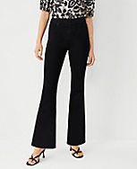 Petite Curvy Sculpting Pocket Mid Rise Boot Cut Jeans in Black carousel Product Image 1