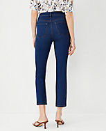 Petite Sculpting Pocket High Rise Boot Crop Jeans in Refined Dark Indigo Wash carousel Product Image 2