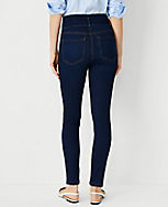 Curvy Sculpting Pocket High Rise Skinny Jeans in Royal Rinse Wash carousel Product Image 2