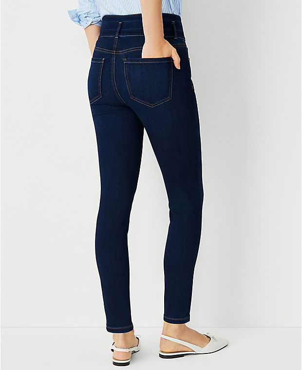 Tall Sculpting Pocket High Rise Skinny Jeans in Royal Rinse Wash