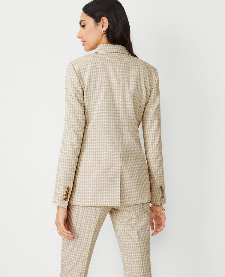 Ann taylor 2025 houndstooth jacket