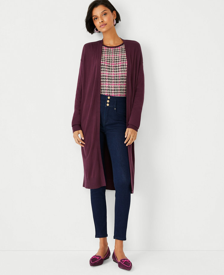 Petite Duster Open Cardigan