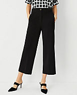 The Petite Kate Wide Leg Crop Pant carousel Product Image 1