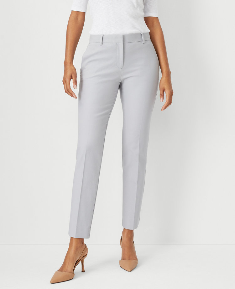 Ann Taylor The Eva Ankle Pant - Curvy Fit In Soft Dove