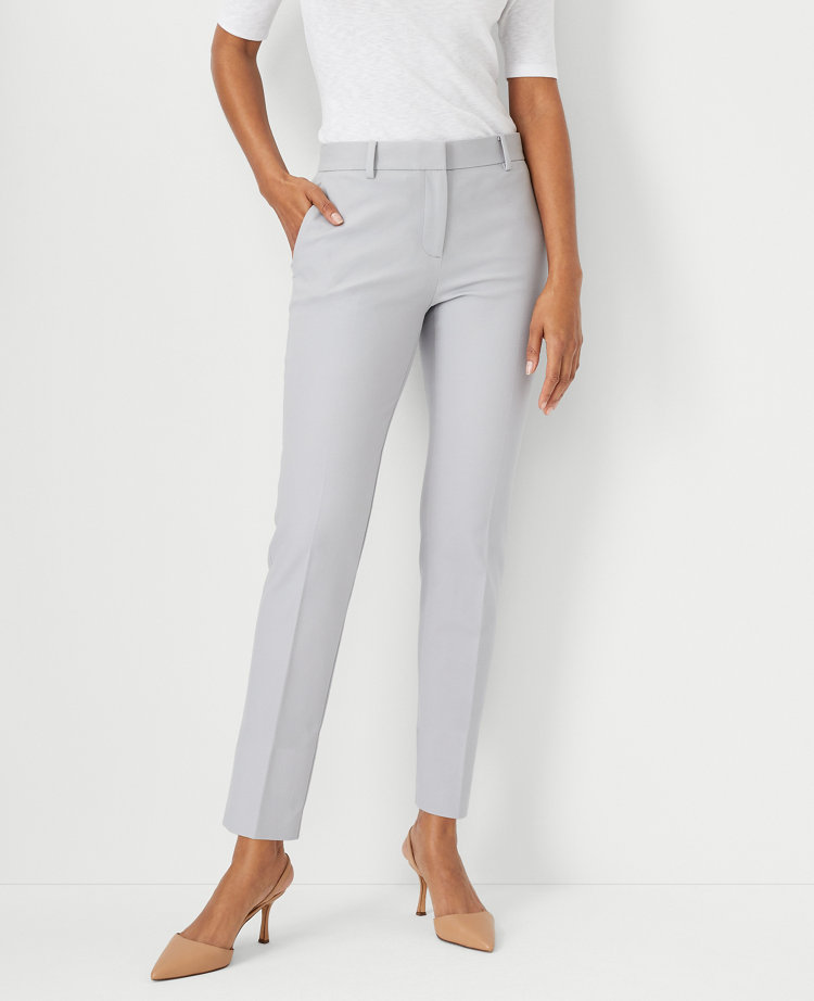 Ann Taylor The Tall Eva Ankle Pant In Soft Dove