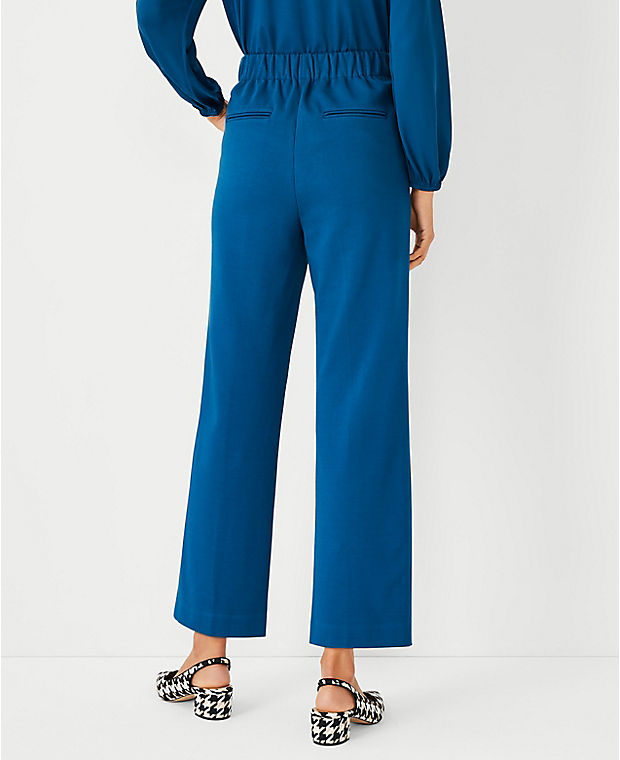 The High Waist Straight Easy Ankle Pant
