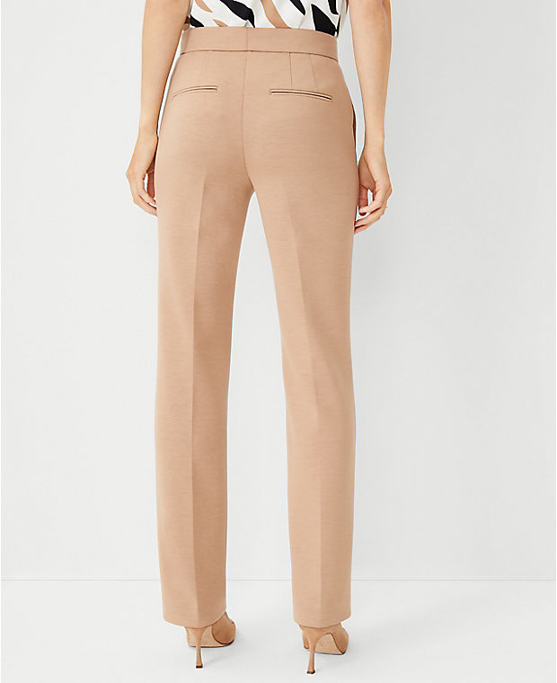 The Petite Straight Pant in Double Knit