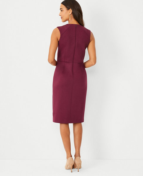 The Tall Crew Neck Sheath Dress in Double Knit