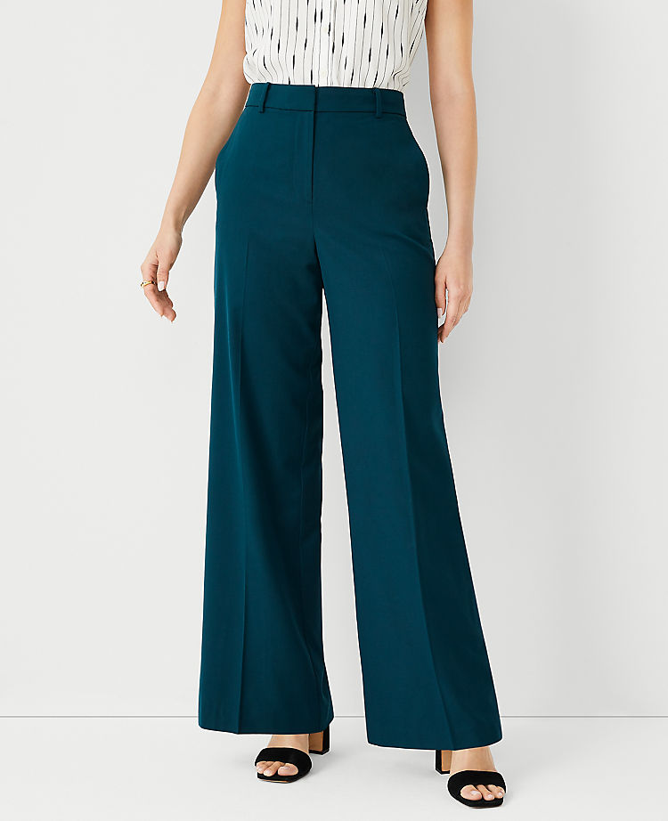 The Tall Wide Leg Pant in Airy Wool Blend