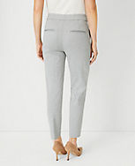 The Petite Eva Ankle Pant in Houndstooth Knit - Curvy Fit carousel Product Image 2