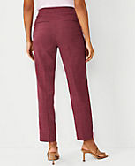 The Tall Eva Ankle Pant in Cross Weave carousel Product Image 2