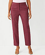 The Eva Ankle Pant in Cross Weave - Curvy Fit carousel Product Image 1