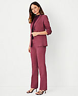 The Petite Sophia Straight Pant in Cross Weave carousel Product Image 1