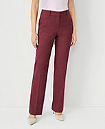 The Petite Sophia Straight Pant in Cross Weave - Classic Fit carousel Product Image 1