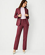 The Petite Sophia Straight Pant in Cross Weave - Classic Fit carousel Product Image 3