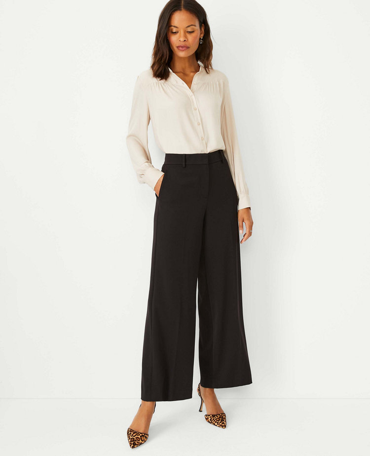 The Petite High Waist Wide Leg Pant