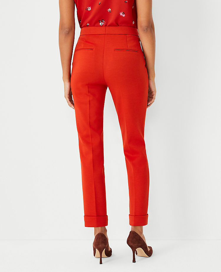 The High Waist Everyday Ankle Pant in Double Knit - Curvy Fit