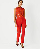 The Petite High Waist Everyday Ankle Pant in Double Knit carousel Product Image 3