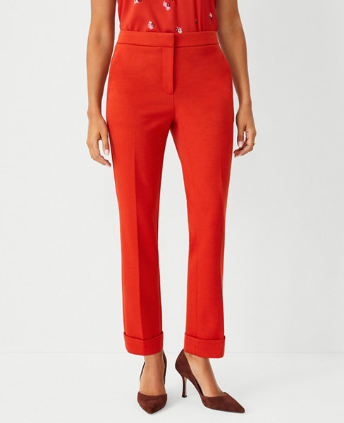 The Petite High Waist Everyday Ankle Pant in Double Knit - Curvy Fit