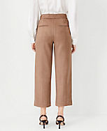 The Faux Suede Wide Leg Crop Pant carousel Product Image 2