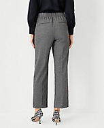 The High Waist Straight Easy Ankle Pant in Tweed carousel Product Image 2