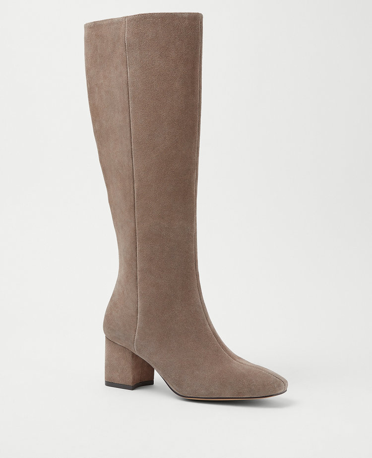 Ann taylor suede boots best sale