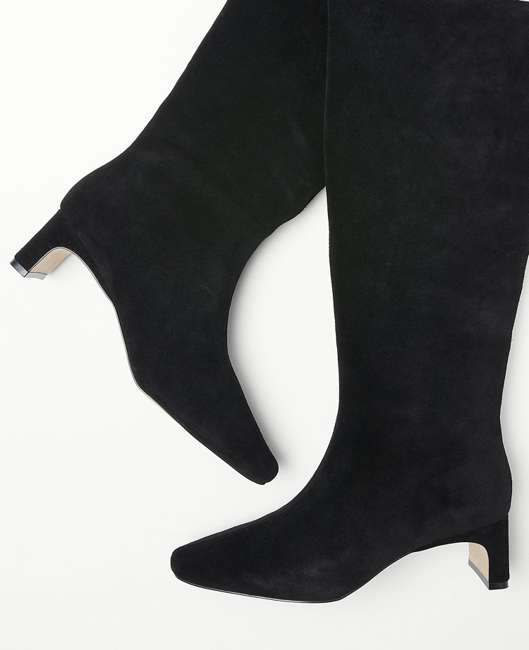 Ann taylor cheap suede boots