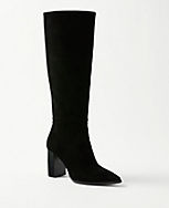 Slouchy Suede Boots carousel Product Image 1