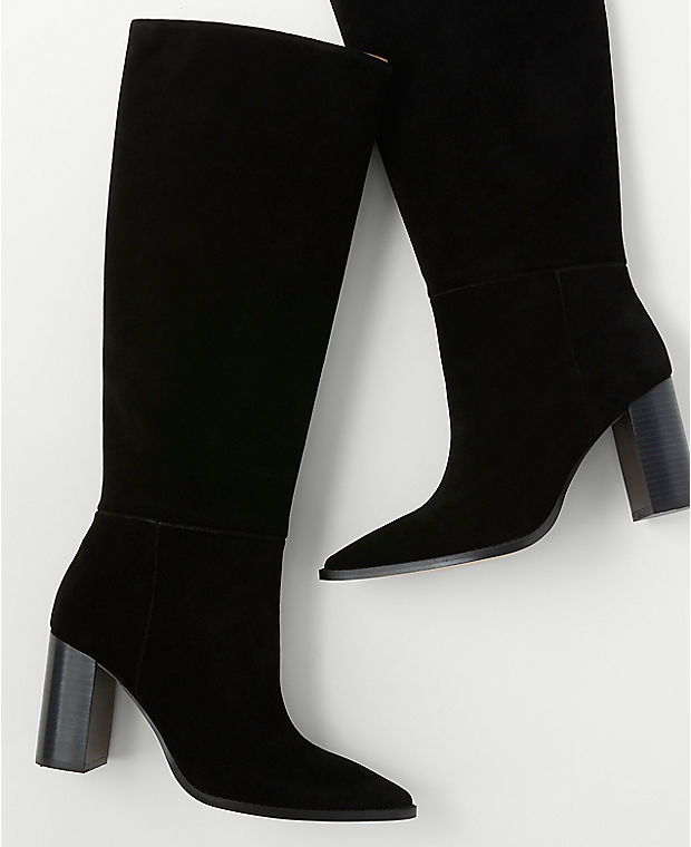Slouchy Suede Boots