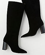 Slouchy Suede Boots carousel Product Image 2