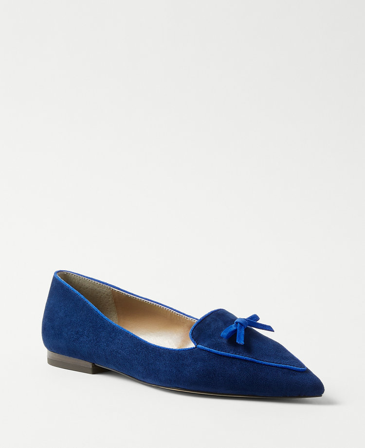 Ann taylor hot sale bow flats