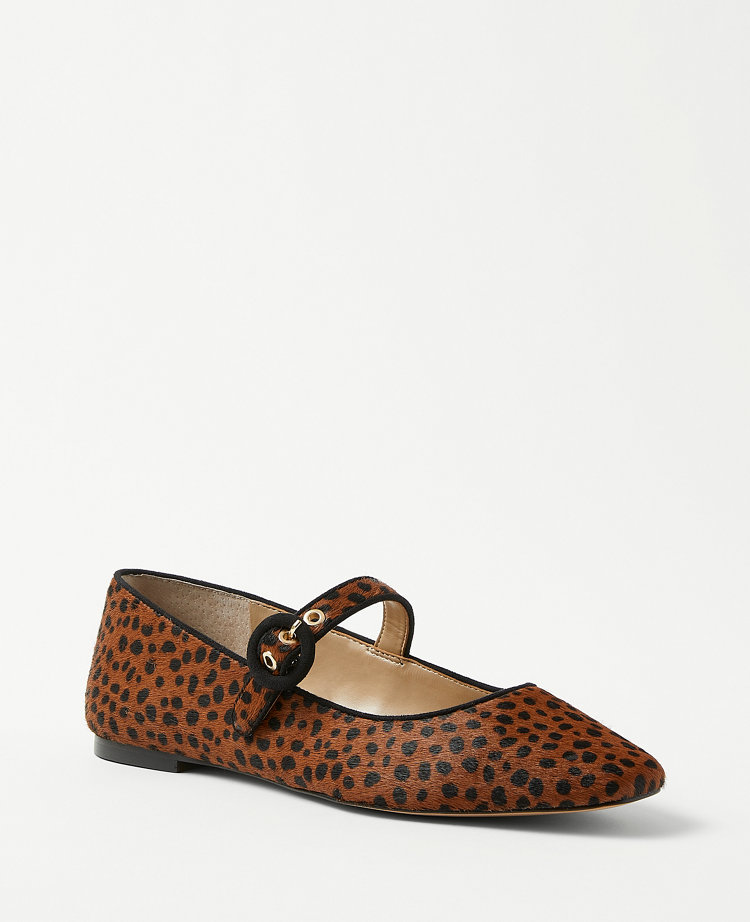 Mary Jane Haircalf Flats