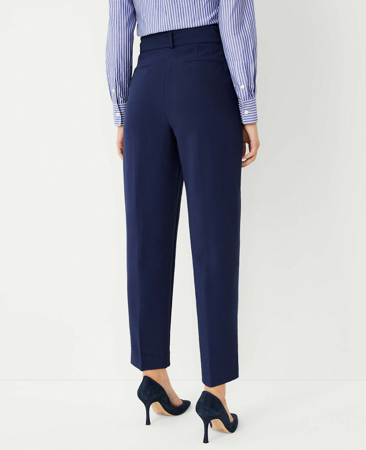 The Petite Belted Taper Pant