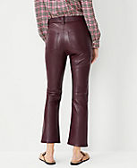 The Petite Faux Leather Boot Crop Pant carousel Product Image 2