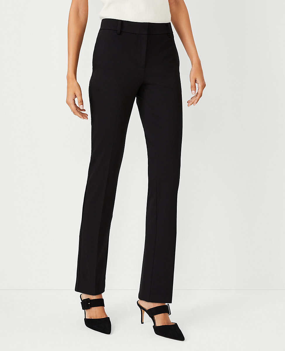 The Sophia Straight Pant in Knit - Curvy Fit