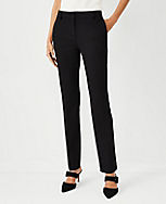 The Petite Sophia Straight Pant in Knit carousel Product Image 2