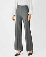 The High Waist Side Zip Straight Pant in Twill - Curvy Fit carousel Product Image 1